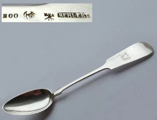 1. Large Tablespoon/ Soup Spoon/ Spoon, BEHLERT, 800 Silver F357