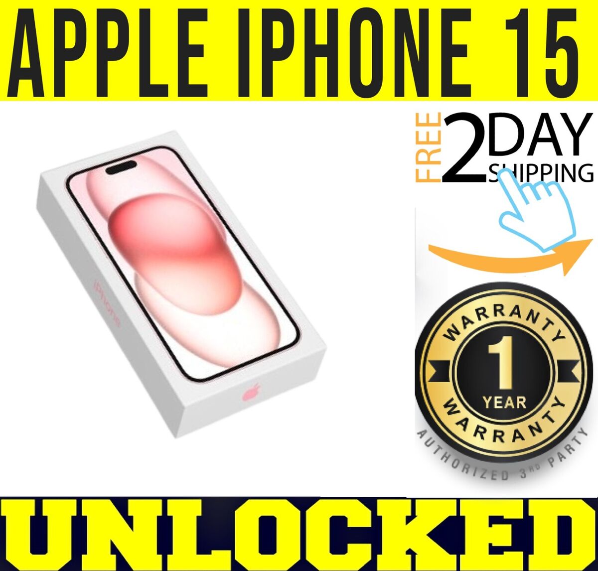 Apple iPhone 15 - 128 GB - Pink (Unlocked) for sale online Apple iPhone 15 - 128 GB - Pink (Unlocked) for sale online