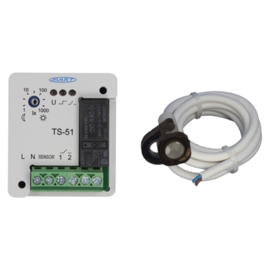 Dämmerungsschalter MART TS-52-3 MINI Mit Sensorbox 9...30V 16A (NO