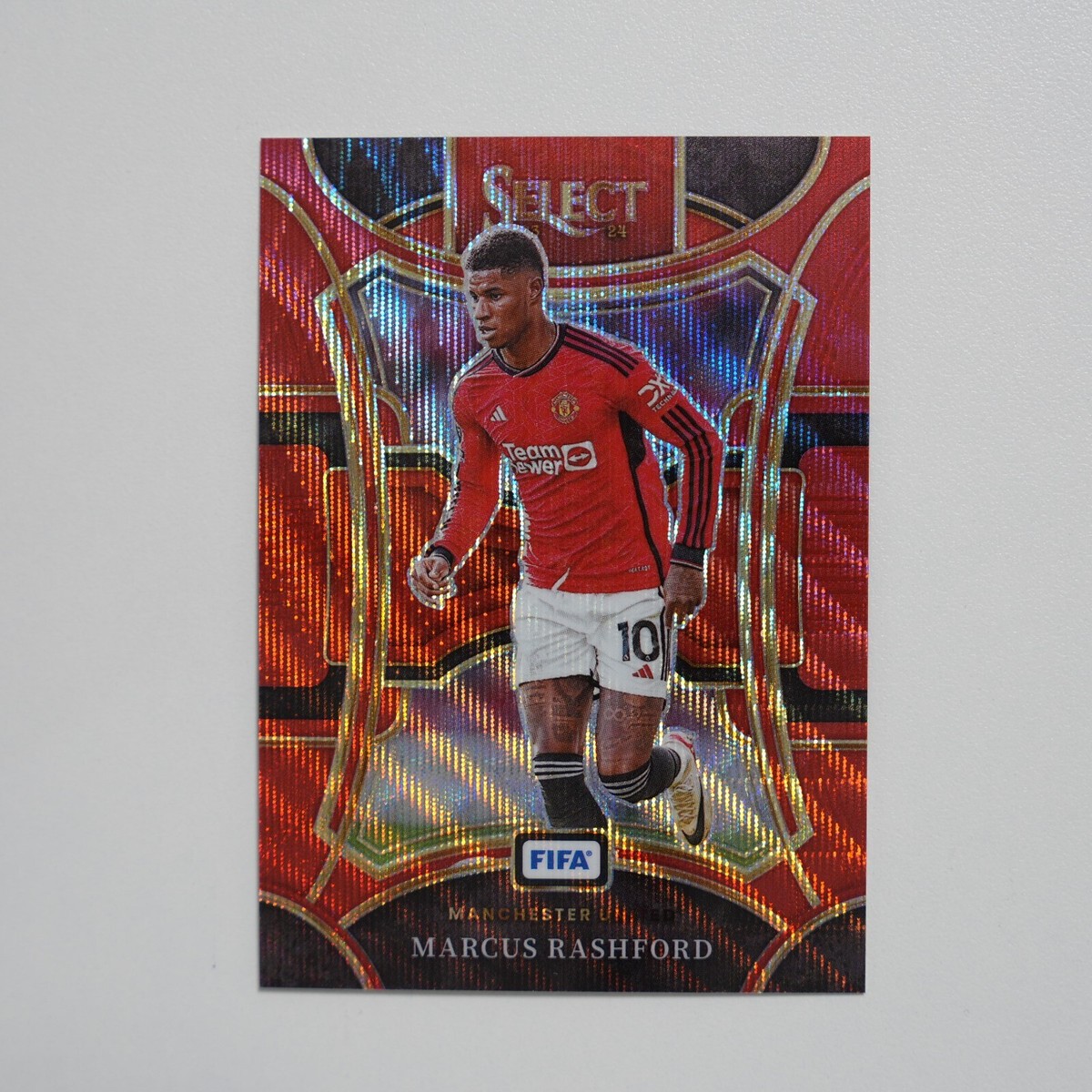 う」　RASHFORD M Marcus Rashford 2023-24 Panini Select #166 Red Ice