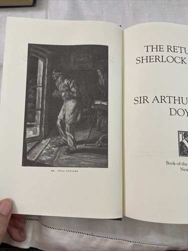 Sir Arthur Conan Doyle THE RETURN OF SHERLOCK HOLMES Book of the Month Club Edi - Picture 6 of 16