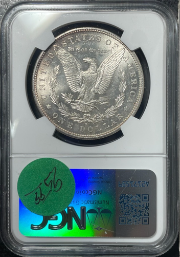 1882-S MORGAN SILVER DOLLAR ~ NGC MS 63 ~BEAUTIFUL COIN~REF#49-011 - Picture 4 of 4
