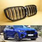 Gloss Black Abs M Style Front Grille For Bmw Suv X-Series X5 G05 19-22 W/Ocam (For: Bmw)