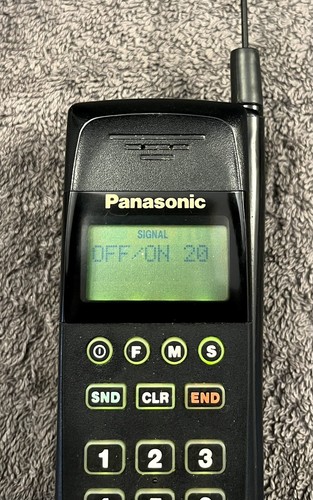 Téléphone portable analogique vintage Panasonic série J EB-KJ3650 en boîte avec chargeur - Photo 7/7