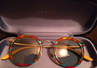 Gucci Havana Round Sunglasses GG0677SK 