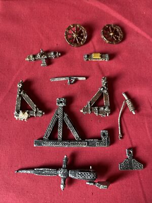 Zwergenkatapult und Warmachine Teile Metall OOP Warhammer Fantasy (UB907)