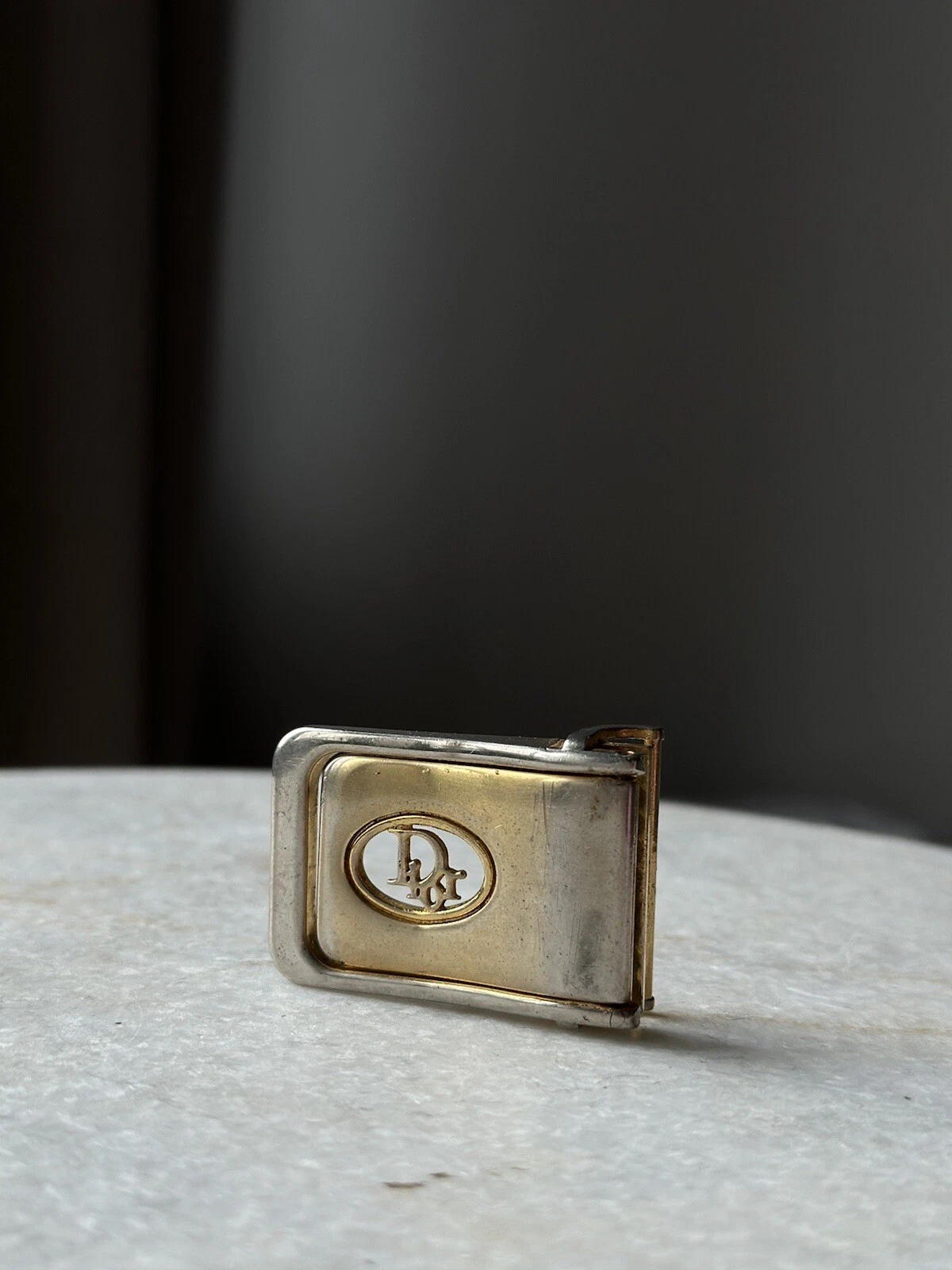 Vintage Metal Christian Dior Belt Buckle Accessories Necklace Material