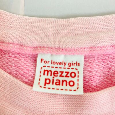 Mezzo Piano Kids Long Sleeve T-shirt 130cm Pink Flower Tops