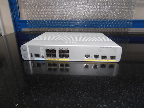 Cisco Catalyst WS-2960CX-8PC-L  8 Port Gigabit PoE Ethernet Switch