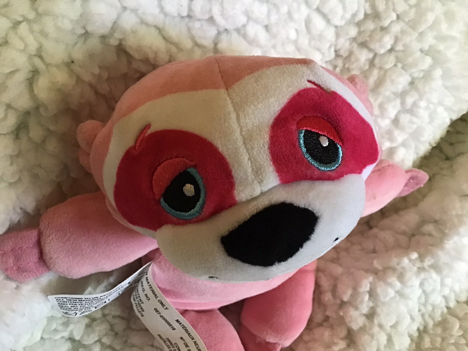 Bolsa de frijoles Cutetitos rosa perezoso felpa ojos azules sin tortilla chile 2018