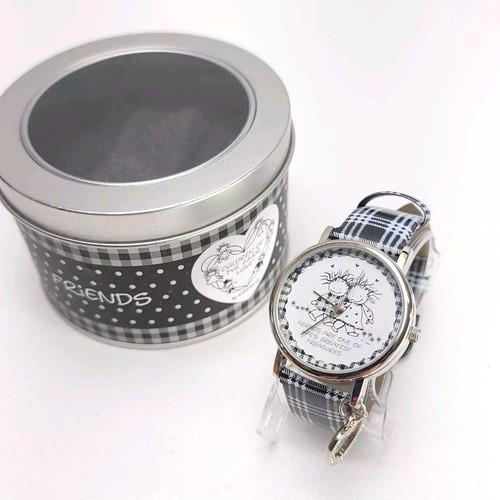 NEW Enesco Quartz Wrist Watch Friends Silver Japan Analog Children Friendship