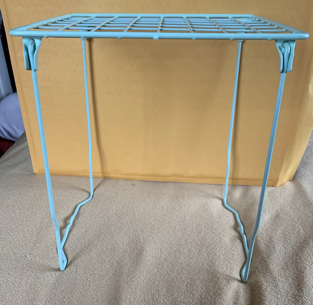 Metal Shelf For Desk Books Teal Organizer 12.5” eBay