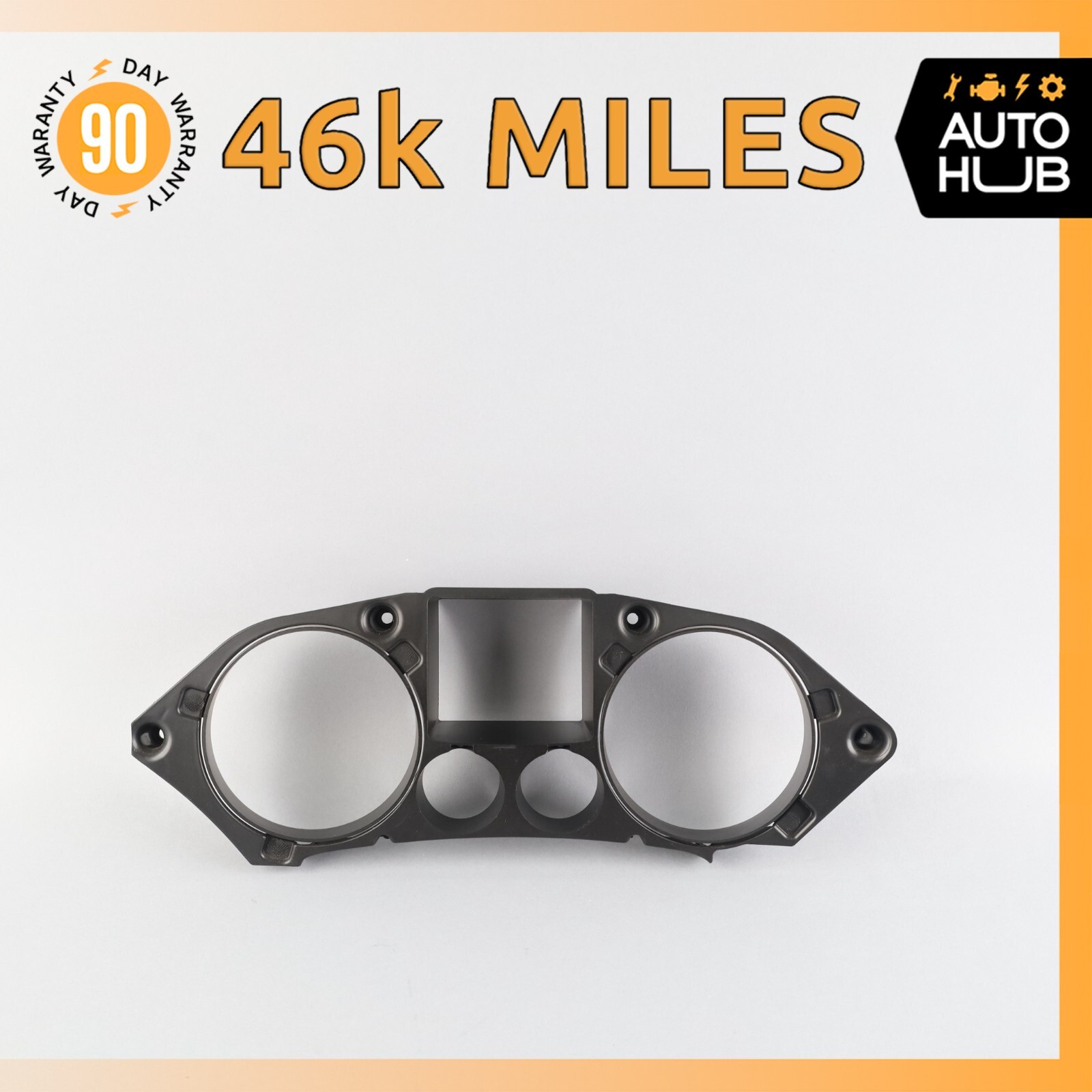 03-13 Bentley Continental GTC Instrument Cluster Speedometer Bezel Trim OEM 46k