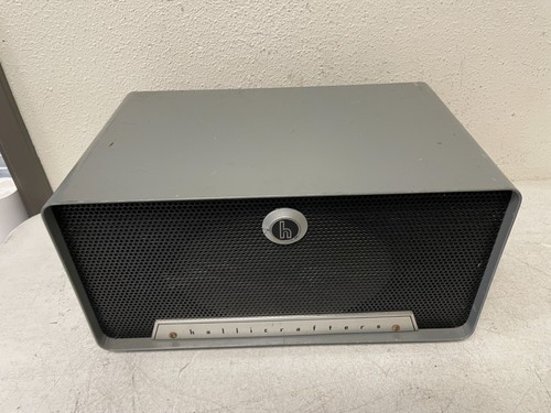 Vintage Hallicrafters External Speaker Model R-46B – Gray Metal Cabinet