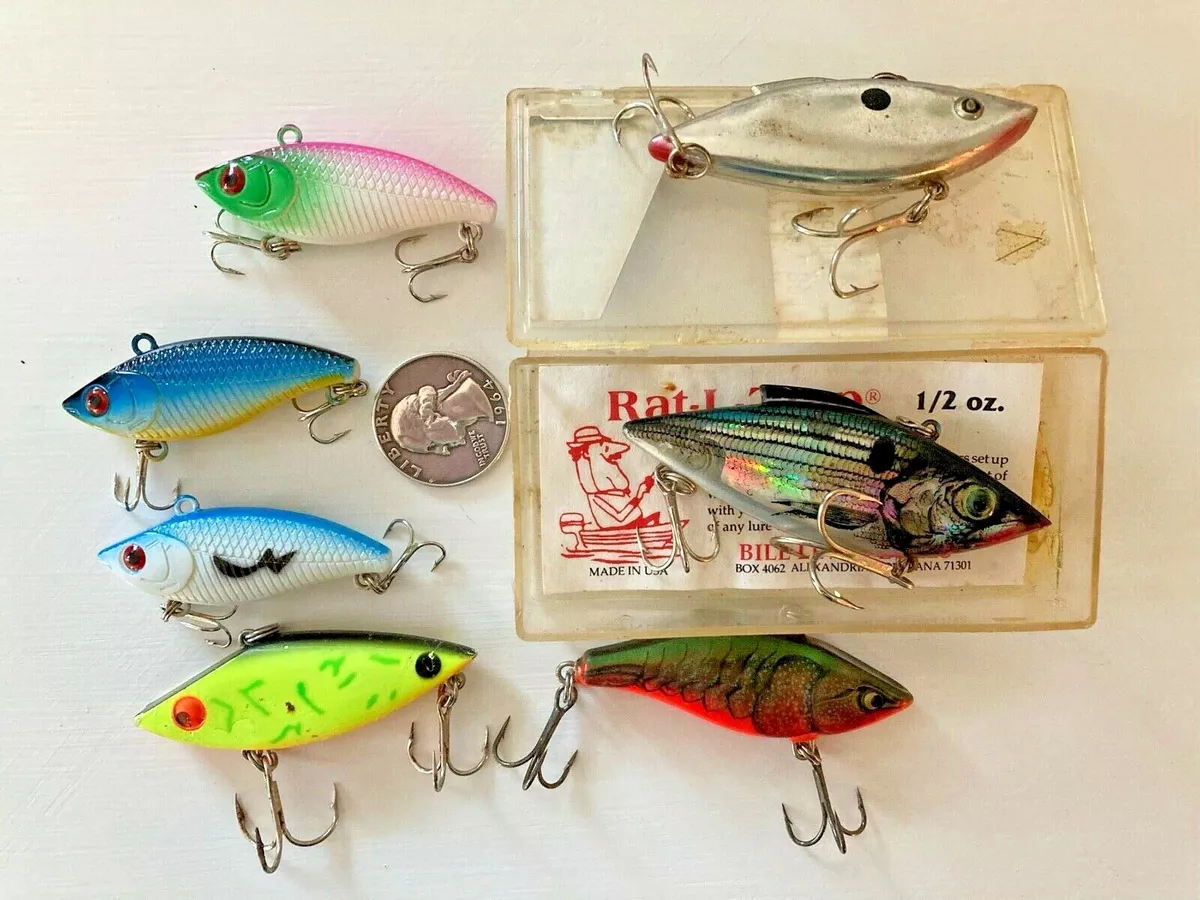 LOT 7 LIPLESS DIVER CRANKBAITS RAPALA RAP RATTLIN FISHING LURES