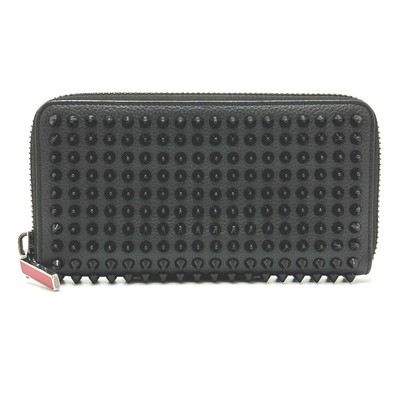 Christian Louboutin Panettone Spike studs Zip Around Long Wallet 