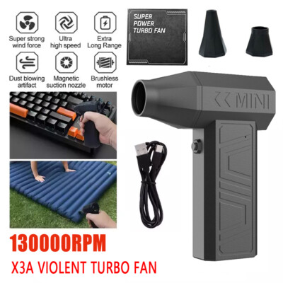 VIOLENT BLOWER MINI TURBO JET-FAN HANDHELD BRUSHLESS MOTOR 130,000 RPM NEU