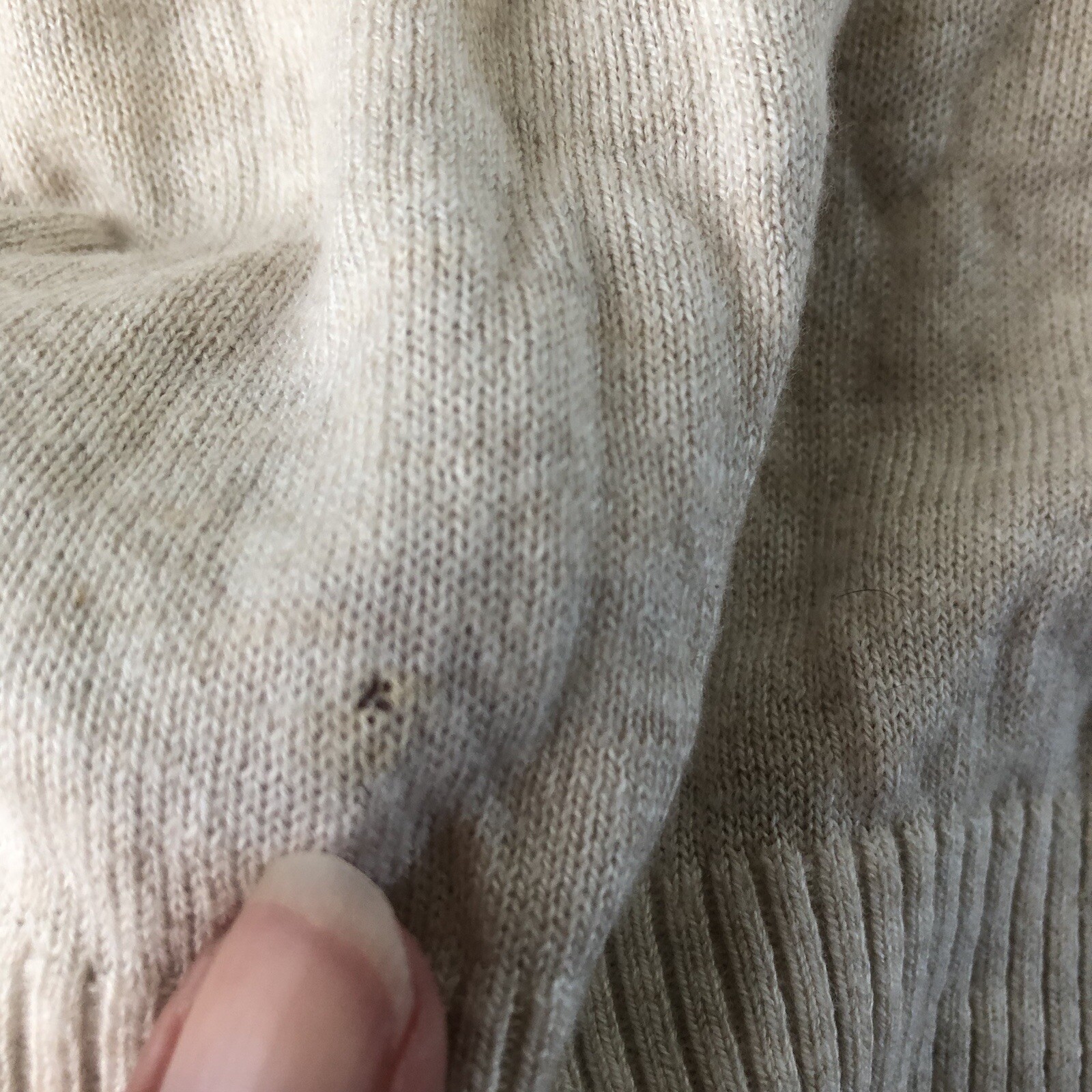 Ruby Moon Ivory Beige Heather Button Down Back & … - image 13