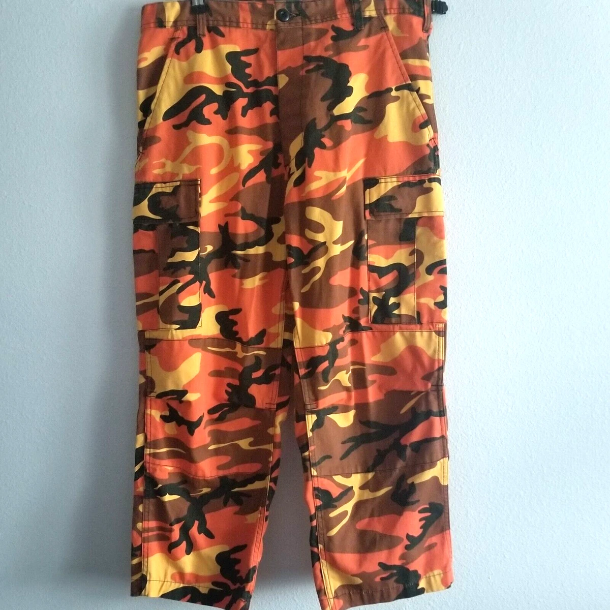 Rothco bdu savage clearance orange camo cargo pants