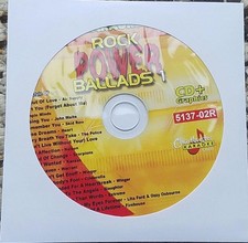 CHARTBUSTER POWER BALLADS KARAOKE DISC CDG 5137-02 SKID ROW,POLICE,CINDERELLA