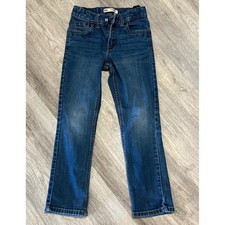 Boys Levi's 511 Performance Slim Jeans Dark Wash Size 7 Regular