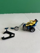 Mattel Hot Wheels Sizzlers Chopcycles Bruiser Cruiser blu con artiglio Rider Bump * 72 *