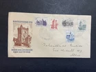 Netherlands 1951 FDC 1st day Cover Castles
