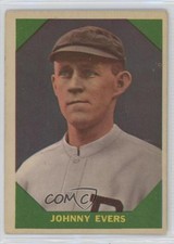 1960 Fleer Baseball Greats Johnny Evers #57 HOF v9t