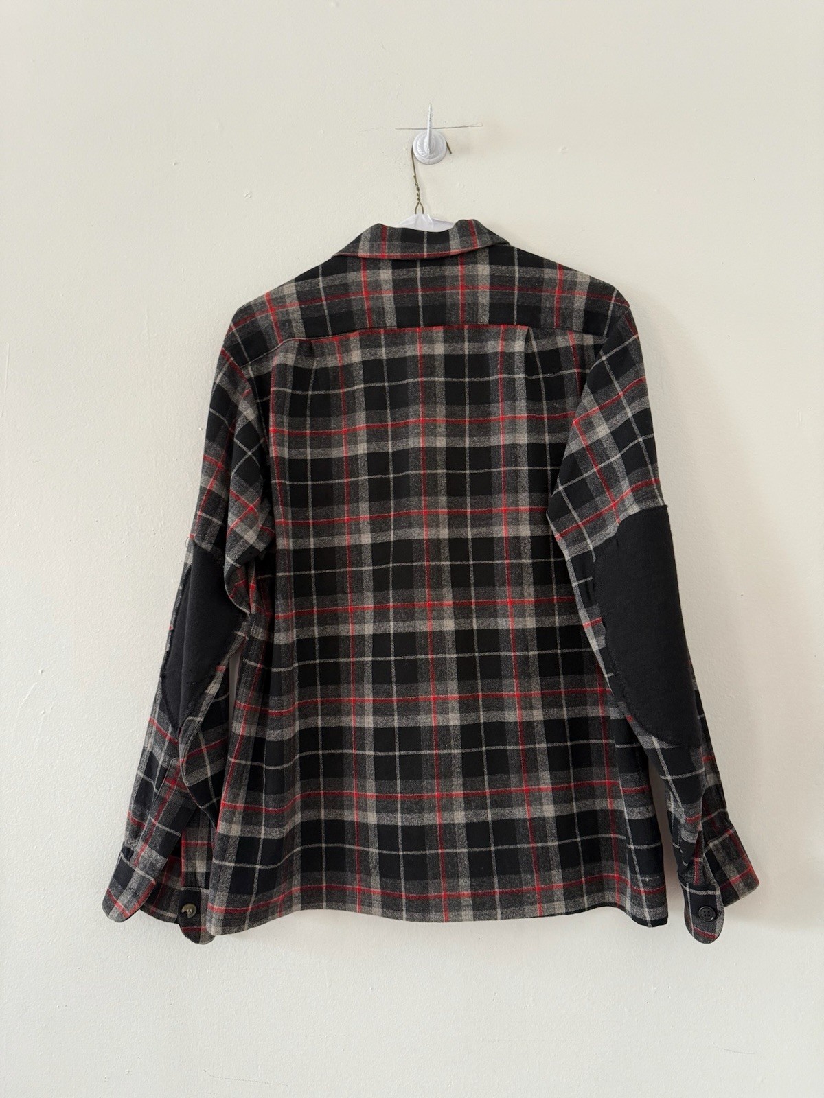 1950s 60s Pendleton Shadow Plaid Wool Loop Collar… - image 18