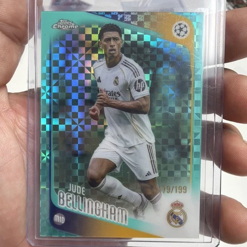 2025-26 Topps Chrome UEFA UCC Jude Bellingham Green Xfractor /199