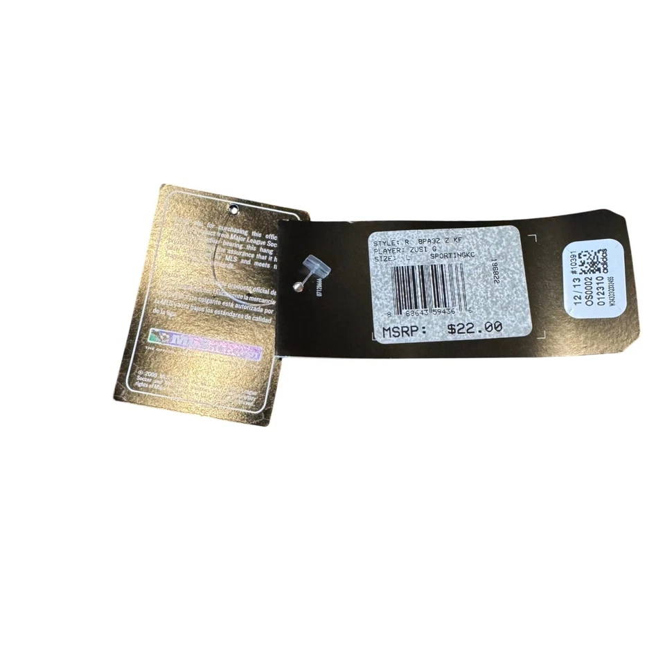 Adidas Sporting Kansas City Zusi #8 MLS Soccer T Shirt Youth Large Unisex - Image 4 of 4