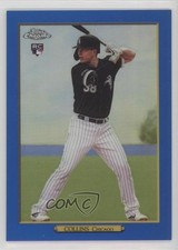 2020 Topps Turkey Red Chrome Series 2 Blue Refractor /50 Zack Collins 1e15