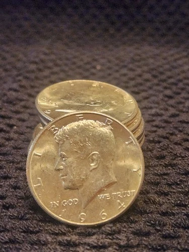 1964 Kennedy Half Dollars   $5.00 Face Value.  Uncirculated