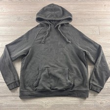 Taylor Swift The Eras Tour Hoodie Charcoal Grey Mineral Wash Pullover Large
