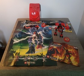 LEGO Technic Throwbots Torch 8500 Fire Slizer w/Case Disks Manual Poster Booklet