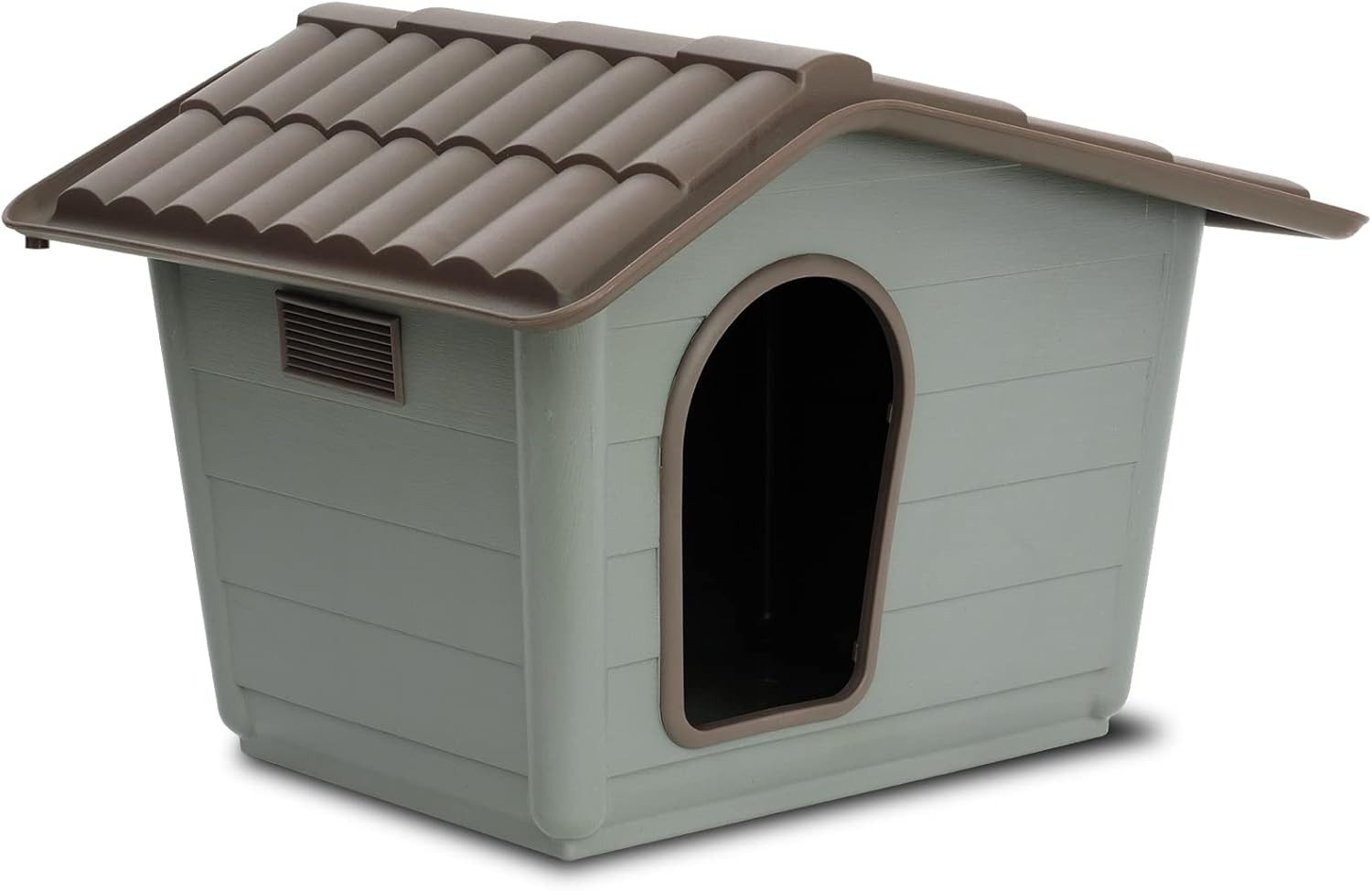 VILLA Cuccia per Cani e Gatti in Materiale Riciclato con Tetto Asportabile