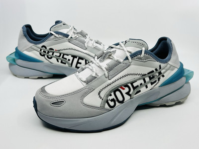 Puma PWRFRAME OP-1 GORE-TEX White Grey 381600-01 Mens Size 10