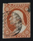CKStamps: US Stamps Collection Scott#10A 3c Washington Used Spot Thin