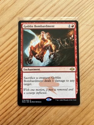 MTG Magic 1x Goblin Bombardment (Modern Horizons 2) M/NM Eng
