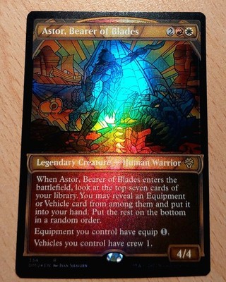 MTG Magic: # FOIL # Astor, Träger der Klingen, Bearer of Blades, English 