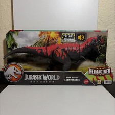 Jurassic World Legacy Collection Reimagined Roarin' Real Feel Carnotaurus Action