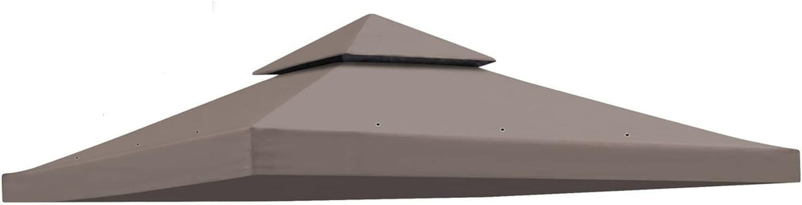 Upgraded 10'X10' Replacement Canopy Top Cover Only for Gazebo Tent, Double Tiere