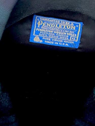 Vtg Pendleton Blazer Black Watch Print Jacket 3 Button Unisex Size XL image 5