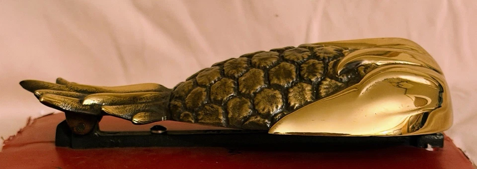 Vintage Solid Brass Pineapple Door Knocker Signed Michael Healy '97 Premium - Image 2 of 4