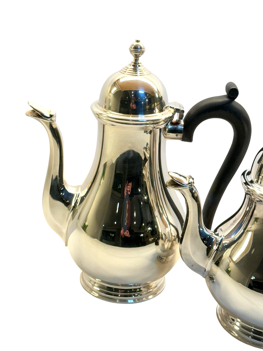 Antique Barker-Ellis Silver Plate Tea & Coffee Service Set England