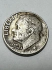 1960 Roosevelt Dime Silver 90% Circulated Rare Vintage Error US Coin Collectible