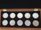 peace silver dollar 10 year set