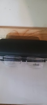 Silhouette Rimless Titanium Frame with Polarized Sunglass Clip-On
