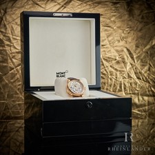 Montblanc Star Rieussec Solid Red Gold Chronograph Beige Dial 43mm 104271