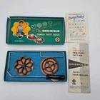 Vintage GRISWOLD Cast Iron Patty Molds Set of 2 in Original Box W/ Instructions